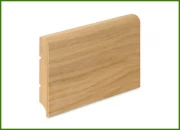 Listwa przypodłogowa MDF okleinowana fornirem dębowym nielakierowana 100 x 16 R10 PLUS – wilgocioodporny